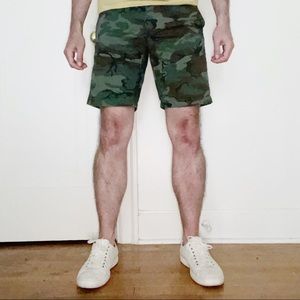 J. Crew Men’s 9” Camo Cotton Stretch Slim Fit Chino Shorts Size 29